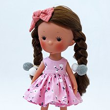 Базовая выкройка платья для Мисс Минис 26 см