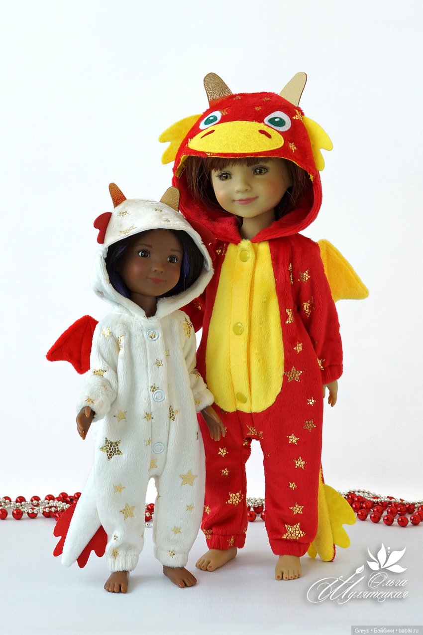 Новогодние дракончики | Бэйбики Новогодние дракончики — Одежда и обувь для кукол своими руками: фото (фото 5)