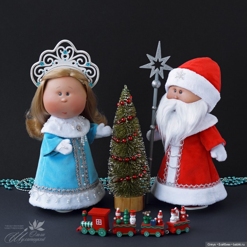 Новый год с булочками — Куклы Nines d'Onil (Нинес): Миа (Mia)