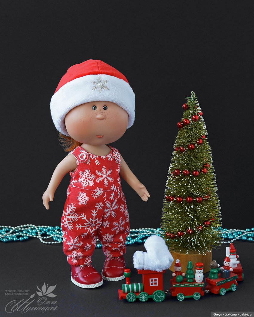 Новый год с булочками — Куклы Nines d'Onil (Нинес): Миа (Mia) (фото 8)
