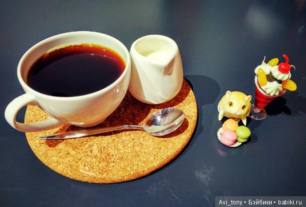 Кофе и сладости с хомячком sakura&paper