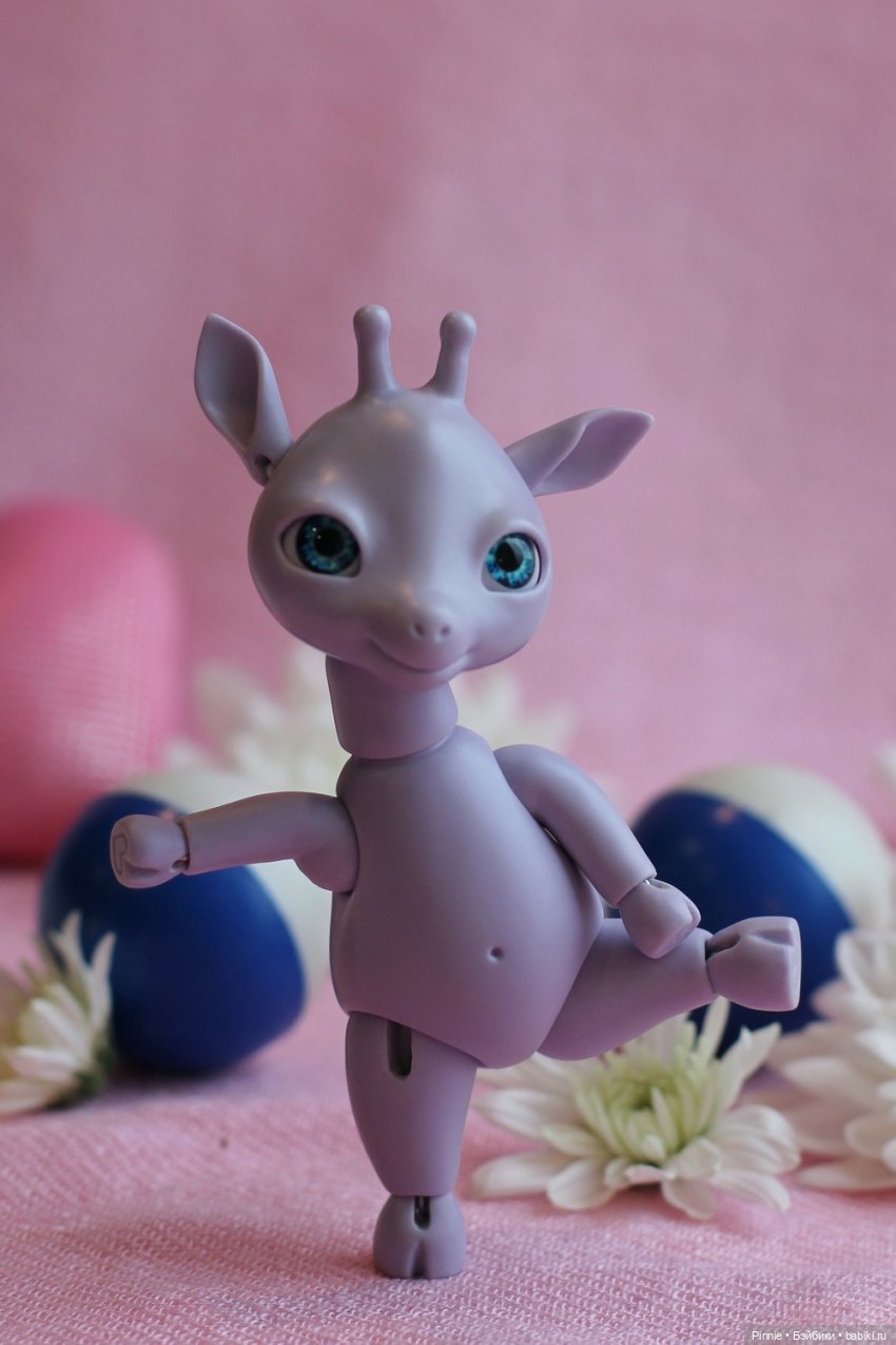 Жирафик - антистресс — Лепка авторских игрушек и папье (фото 6)