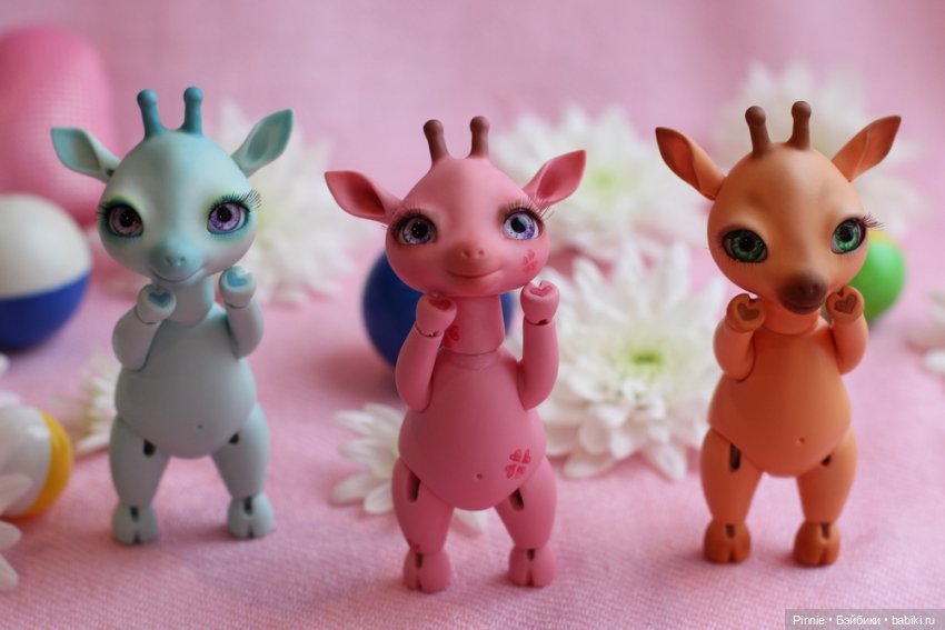 Жирафик - антистресс — Лепка авторских игрушек и папье (фото 2)