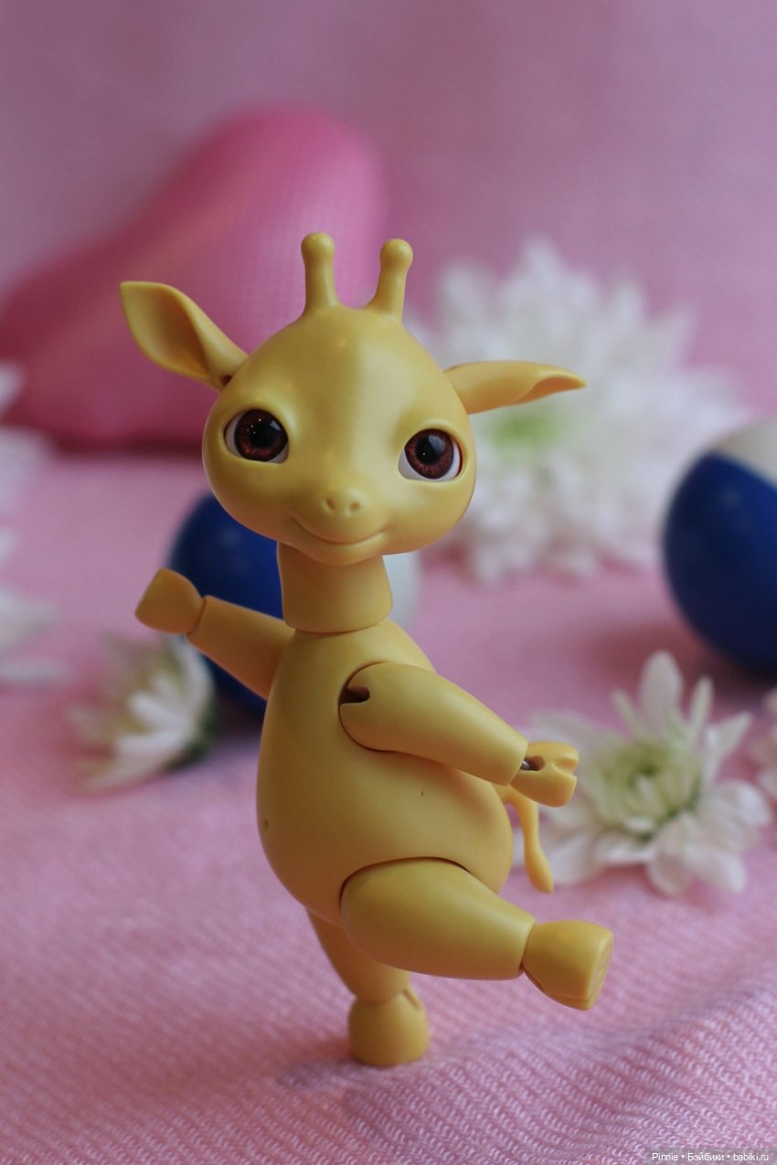 Жирафик - антистресс — Лепка авторских игрушек и папье (фото 7)