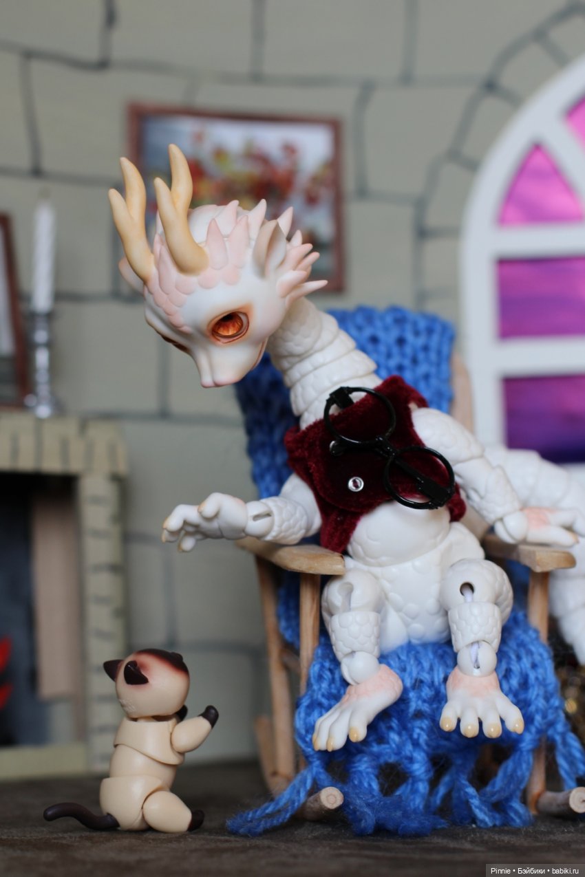 Новый год с дракончиком — Авторские шарнирные куклы своими руками: лепка