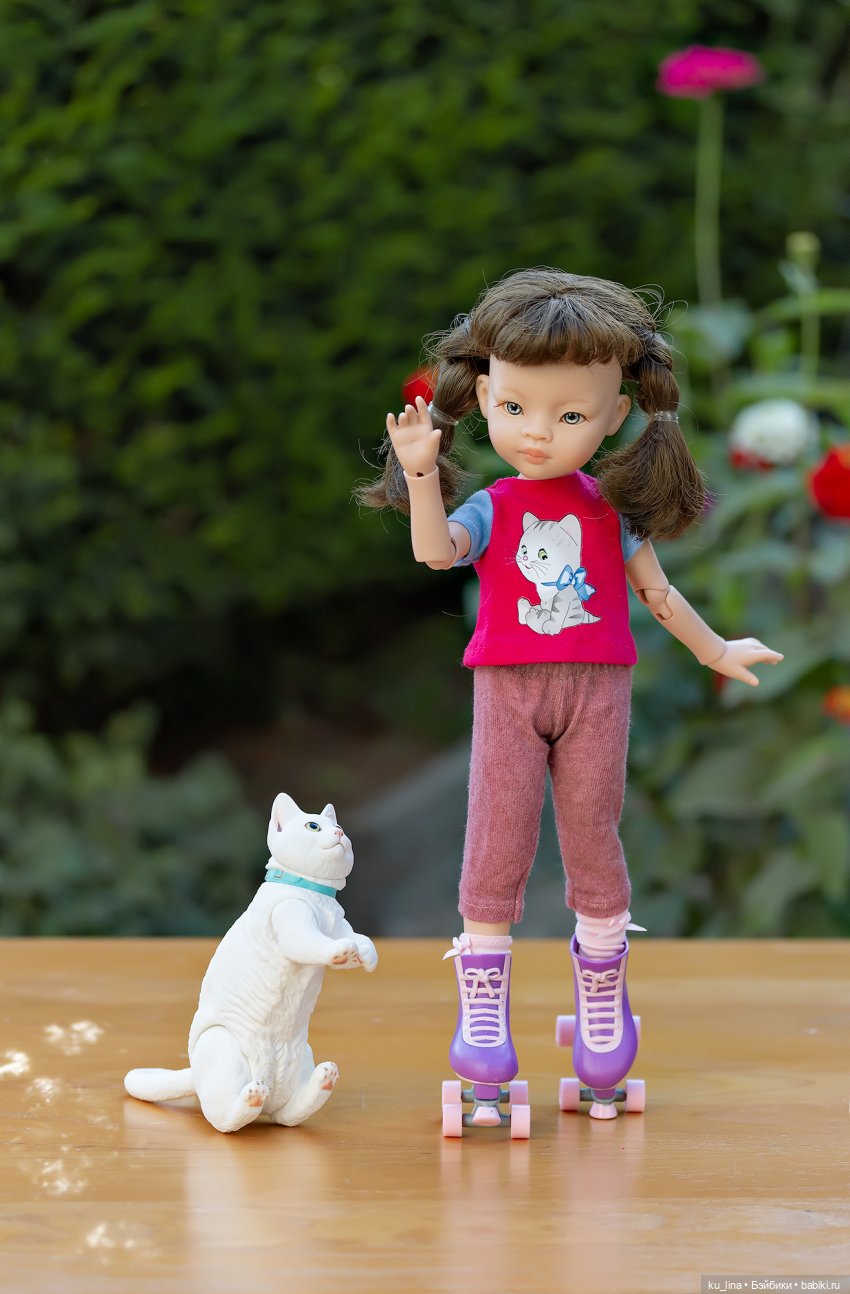 Очень ролики хотела, получила - встать не смела... Но потом взялась за дело, собралась и осмелела (фото 2)