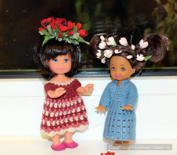 Миниатюрные платьица для Келли куколки 11 см | Бэйбики Миниатюрные платьица для Келли куколки 11 см