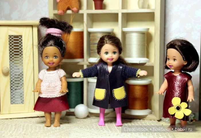 Одежда для куколок из кожи | Бэйбики Одежда для куколок из кожи (фото 2)