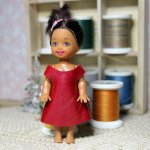 Одежда для куколок из кожи.