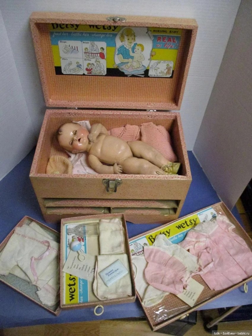 Ideal Novelty Toy Company с Betsy Wetsy.