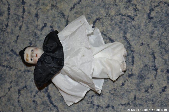 Реставрация Пьеро — Ремонт и реставрация фарфоровых кукол: склейка