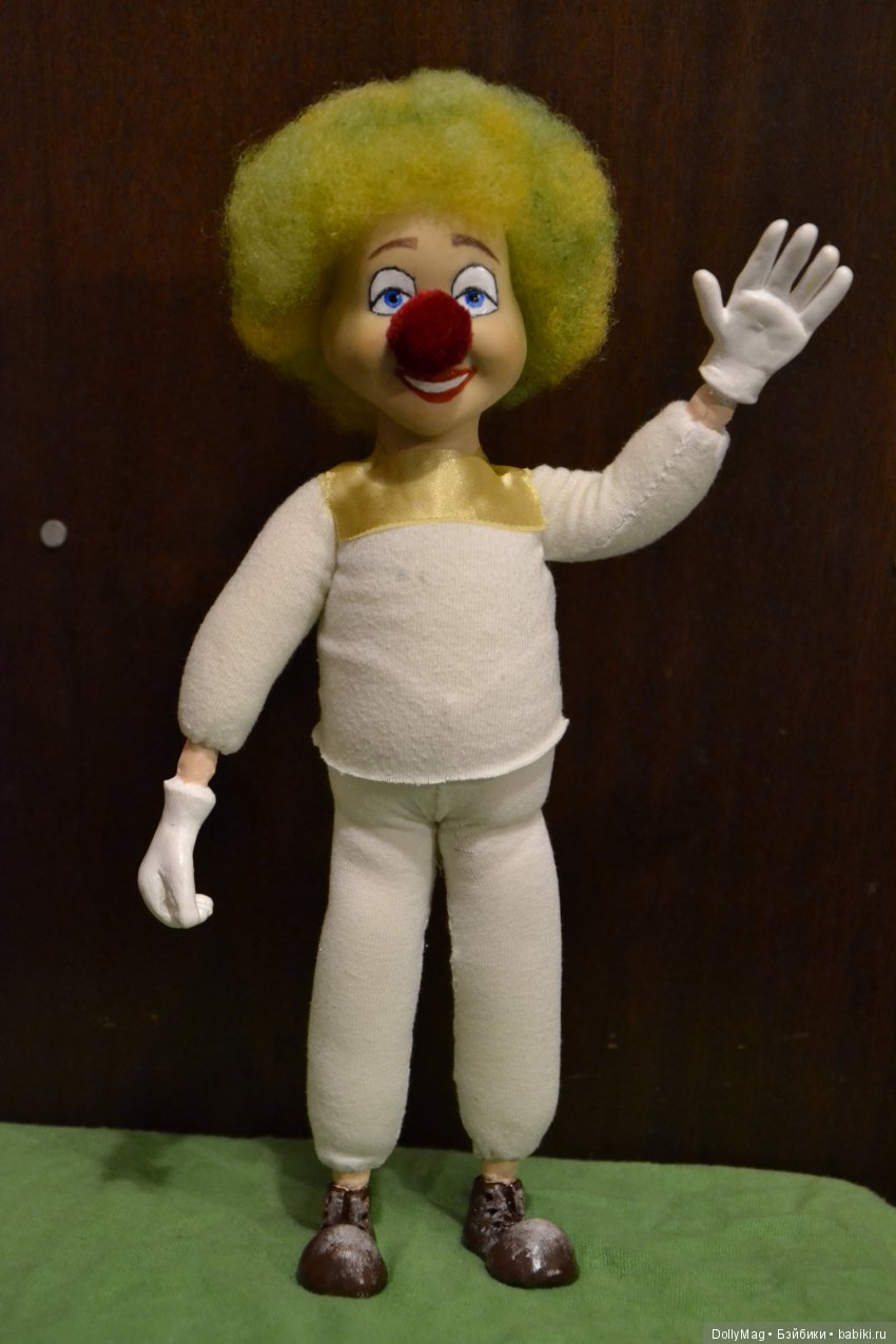 Клоун — Реставрация и преображение кукол: ремонт (фото 3)