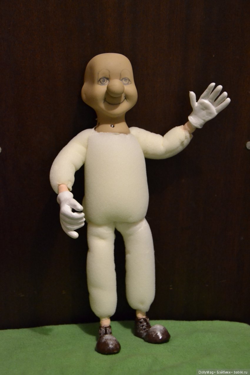 Клоун — Реставрация и преображение кукол: ремонт (фото 2)