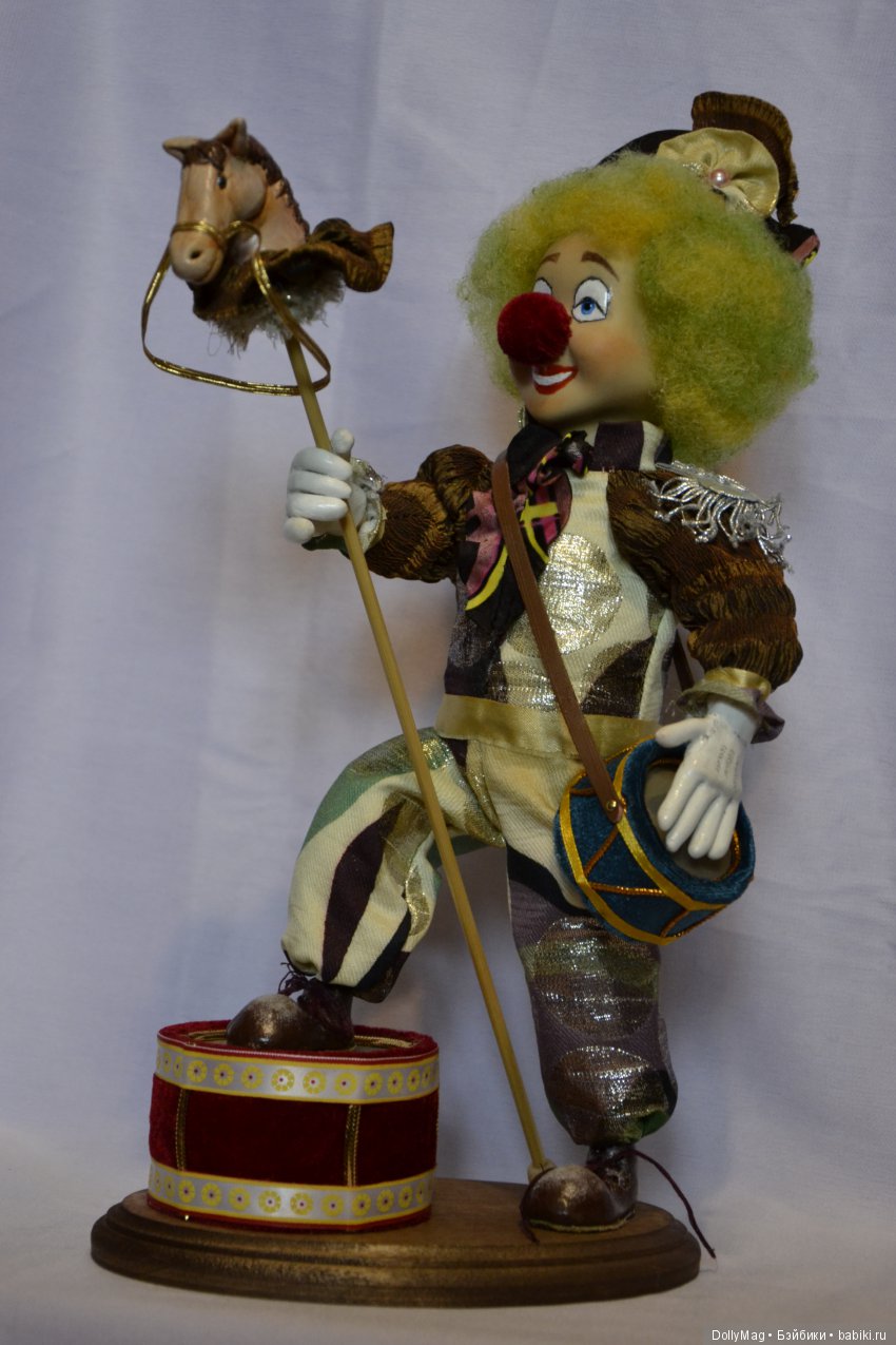 Клоун — Реставрация и преображение кукол: ремонт (фото 6)