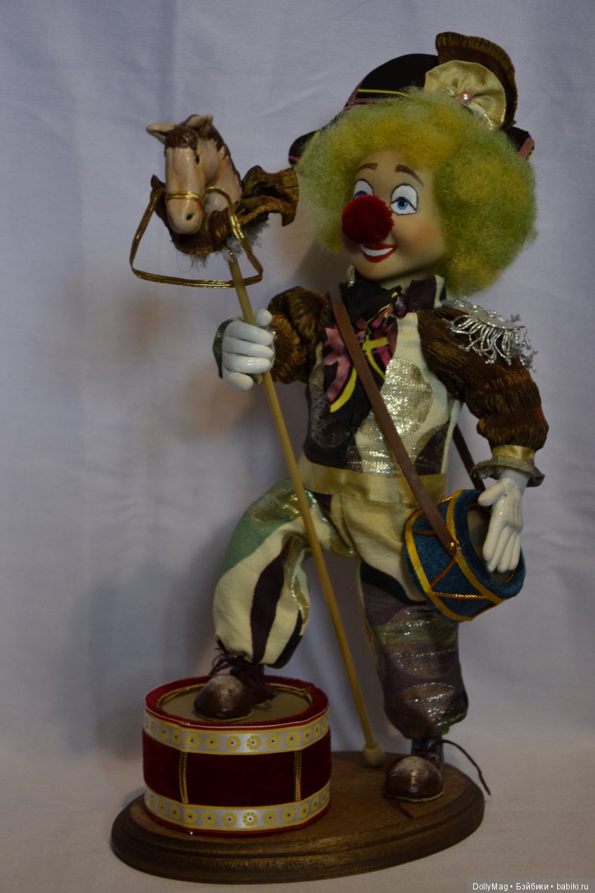 Клоун — Реставрация и преображение кукол: ремонт (фото 5)