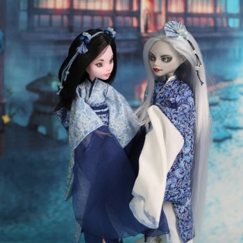 Парные кимоно - лёд и вода