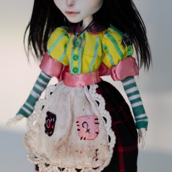 Кукольное платье Арт проект: Алиса, сквозь зеркала