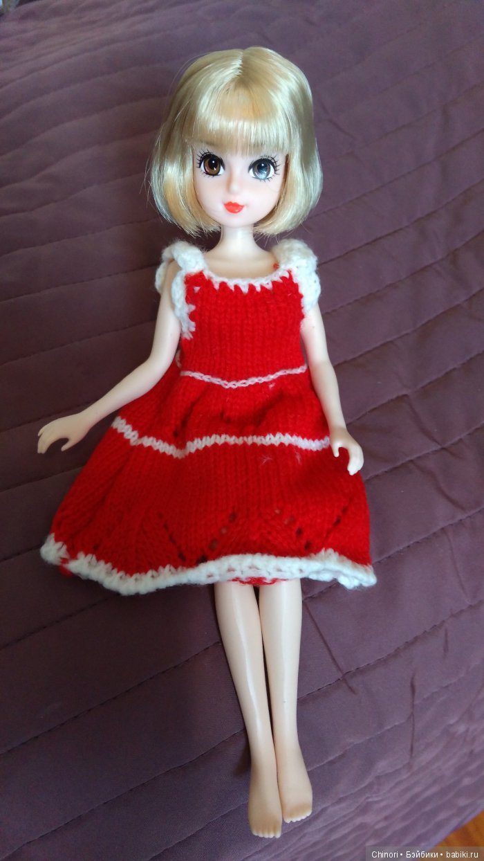 Licca full gold hair