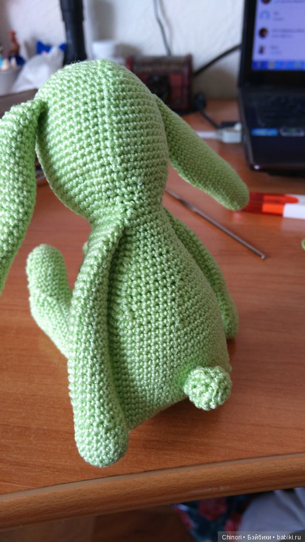 Амигуруми. Весенняя зайка Хару (фото 10)