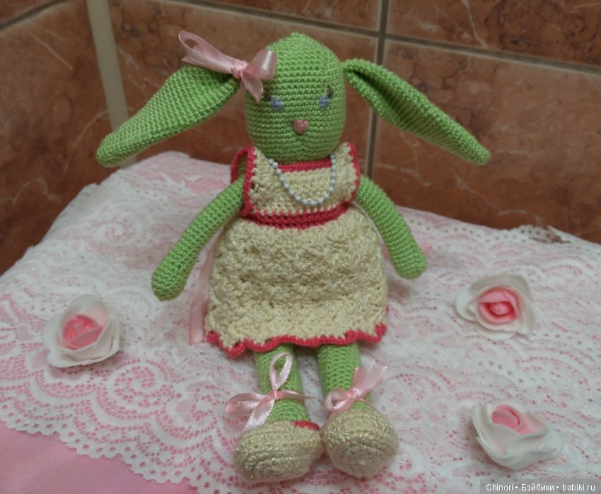 Амигуруми. Весенняя зайка Хару