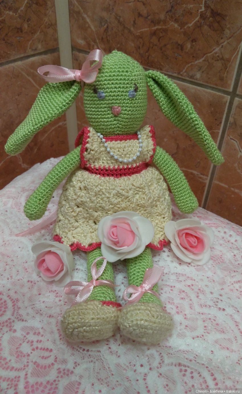 Амигуруми. Весенняя зайка Хару