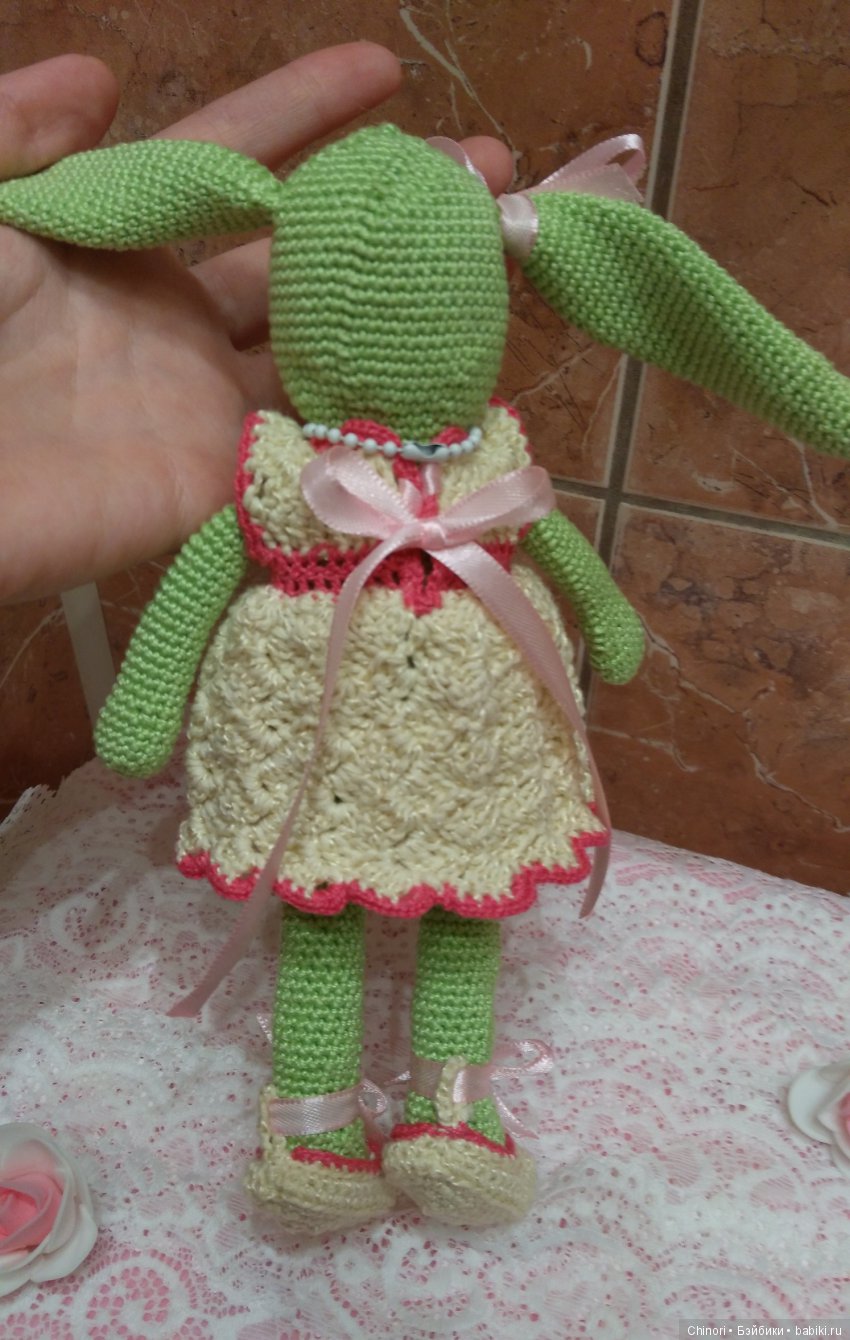 Амигуруми. Весенняя зайка Хару