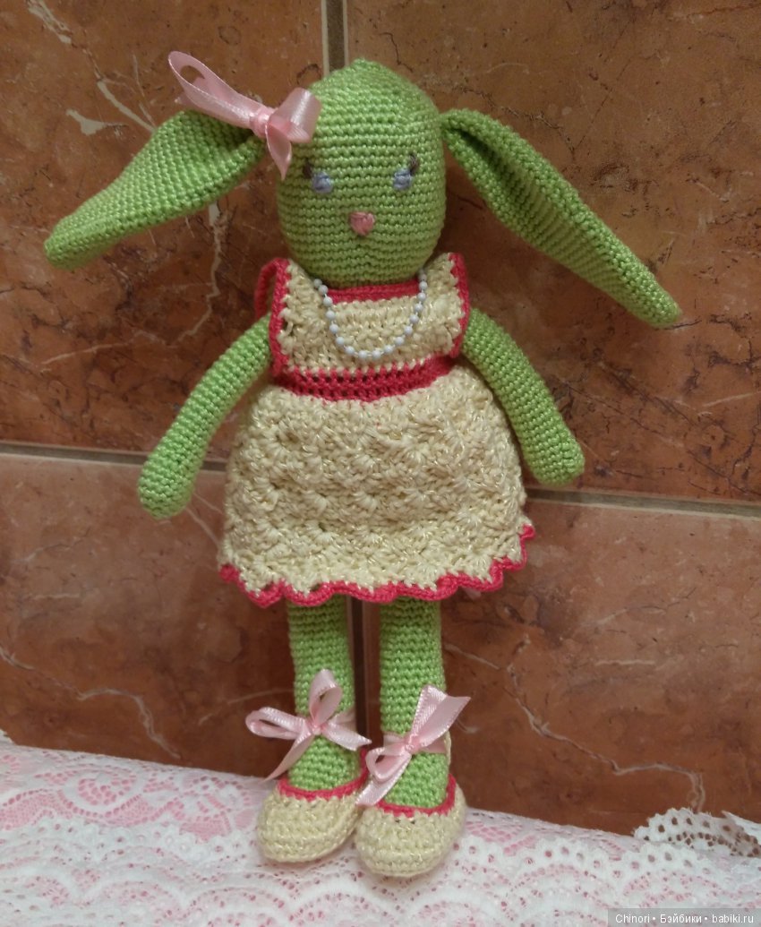 Амигуруми. Весенняя зайка Хару