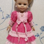 Платье куклы Paola Reina 32 — 34 см Клубничный зефир