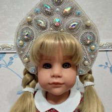 Кокошник Аврора для Готц и аналогичных кукол