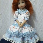 Платье куклам Ruby Red 37 см   Райские сады