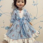 Распродажа 700 руб! Платье для кукол Руби Рэд 37 см Нежное шебби