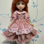 Платье для кукол Руби Рэд 37 см Яблони в цвету