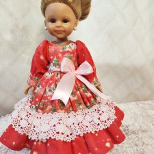 Платье Paola Reina 32 - 34 см Веселый Новый год