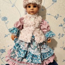 Платье комплект для Готц Снегурочка