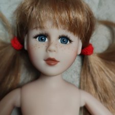 Рыжик от Робин Вудс. Год выпуска 2004. Название куклы Orange You Cute из серии Faith and Friends