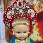 Комплект с кокошником для Paola Reina Паола Рейна 32-34 см Княжна