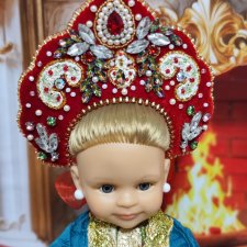 Комплект с кокошником для Paola Reina Паола Рейна 32-34 см Княжна