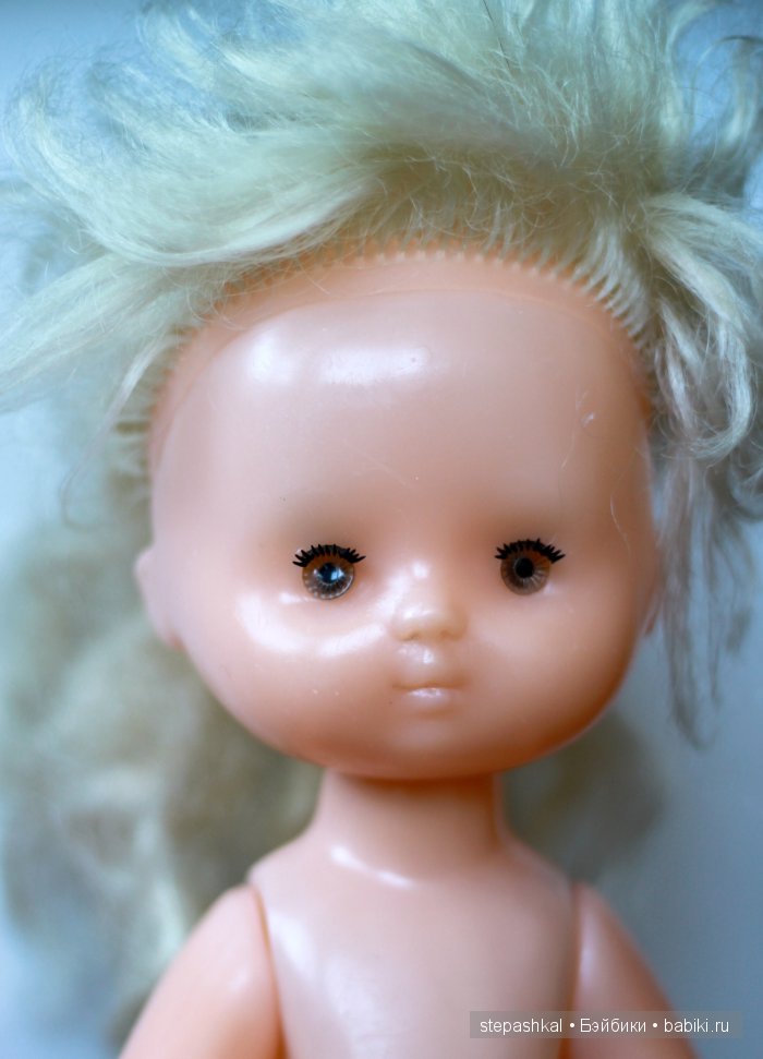 Экспериментальный ООАК старой советской куклы (фото 2)