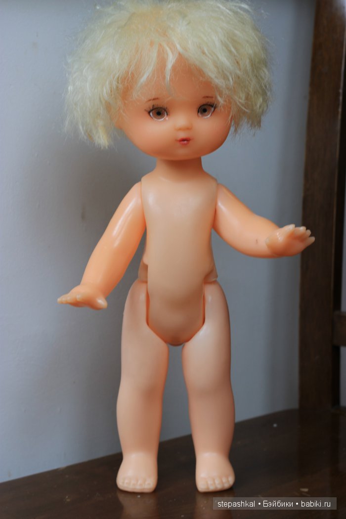 Экспериментальный ООАК старой советской куклы (фото 8)