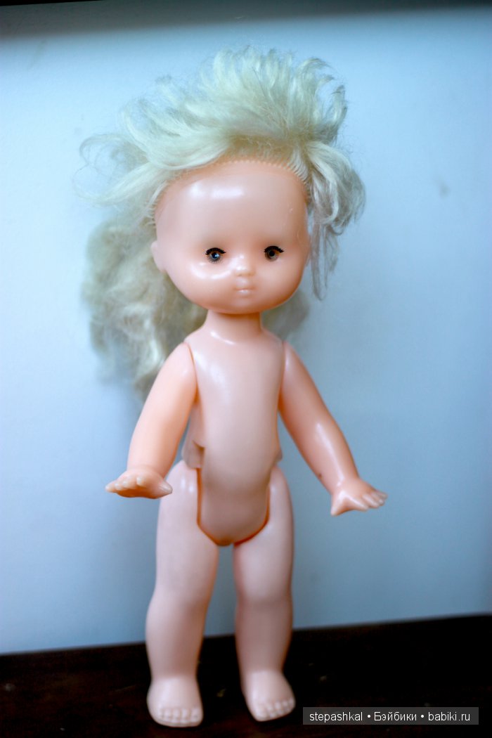 Экспериментальный ООАК старой советской куклы