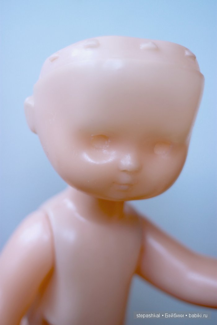 Экспериментальный ООАК старой советской куклы (фото 4)
