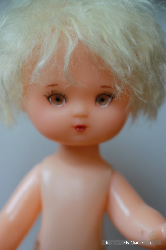 Экспериментальный ООАК старой советской куклы (фото 7)