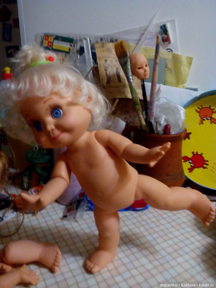 Реабилитация кукол Galoob Baby Face (фото 7)