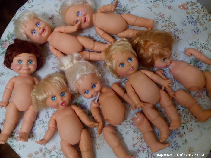 Реабилитация кукол Galoob Baby Face