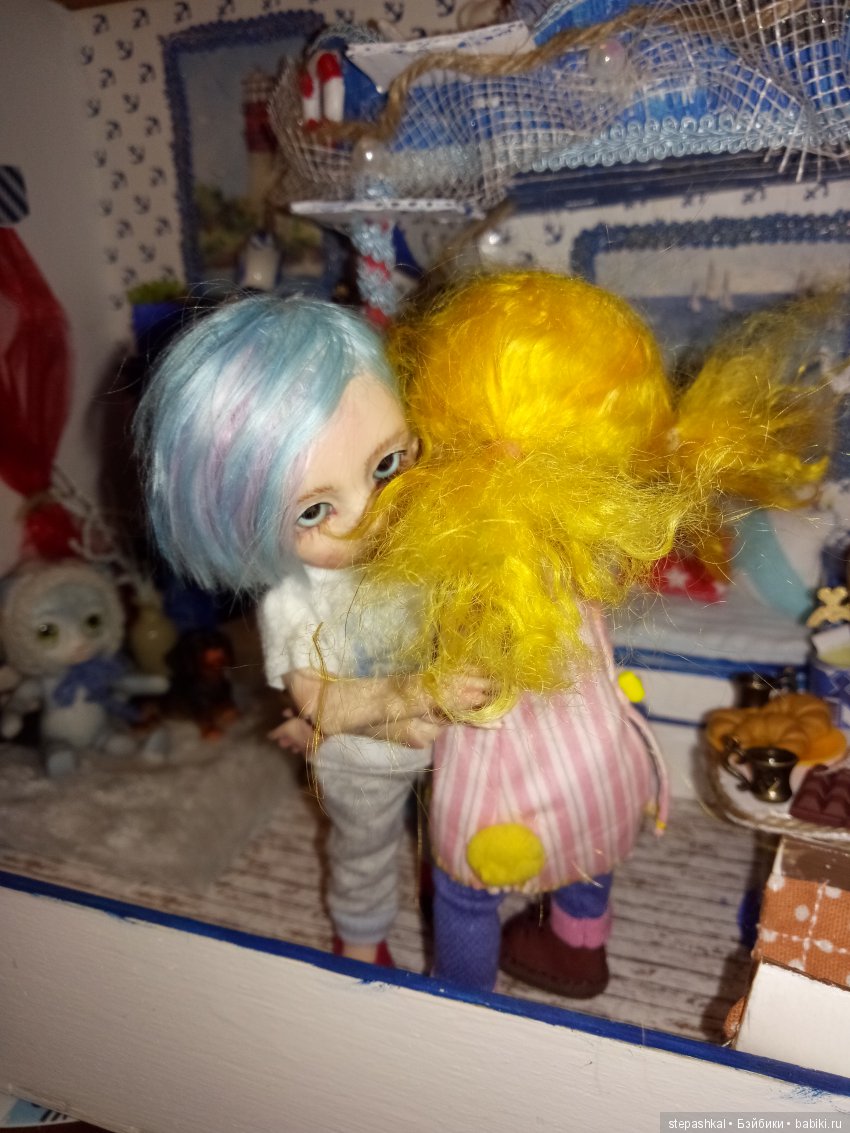 Из жизни маленьких человечков или прибавление в кукольном семействе (фото 8)
