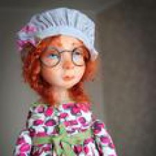 Рада познакомить, моя Люська. Авторская кукла