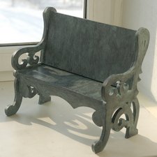 Скамья в винтажном стиле.