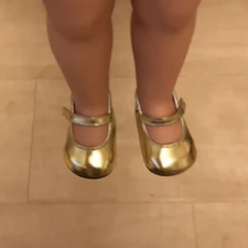 Новогодние туфли и украшения для кукол 42-48см. ростом