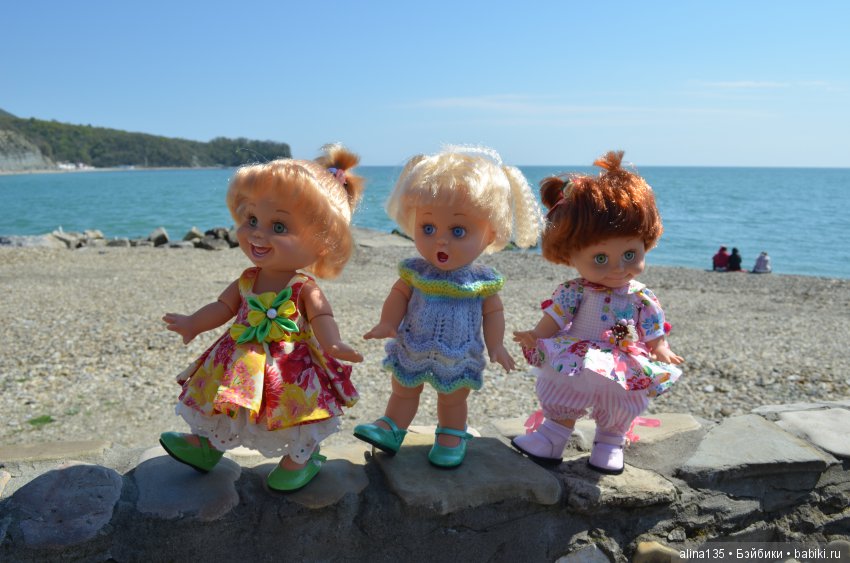 Голубушки на прогулке у моря (фото 7)