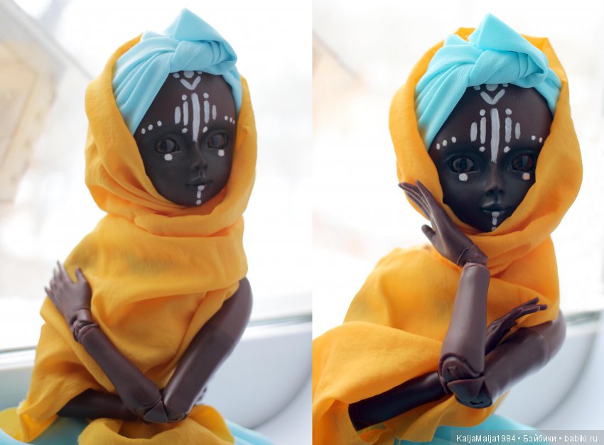 ООАК негритянка мулатка Звезда Подиума первая волна Night Lolita